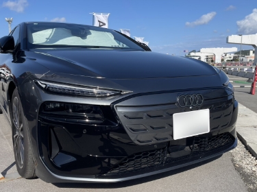 アウディの点検作業